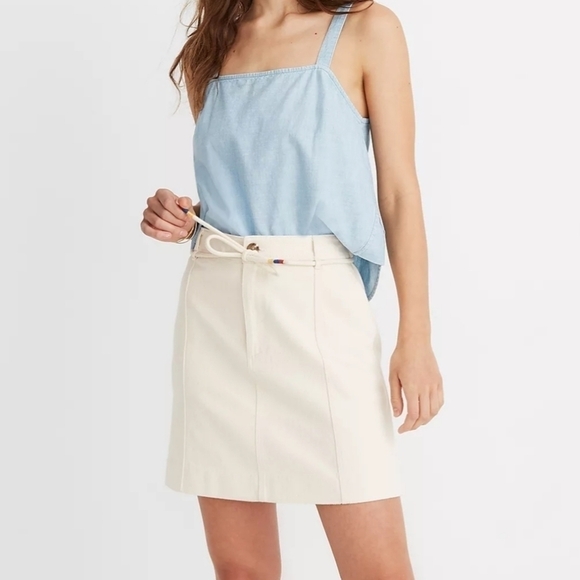NWT Madewell Capital A-Line Mini Skirt - Picture 1 of 9